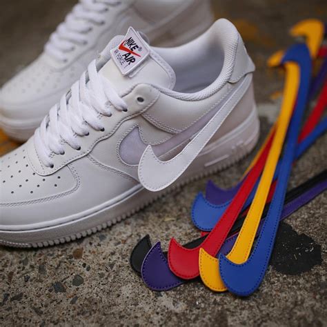 nike air force 1 velcro swoosh replica|swoosh velcro for nike.